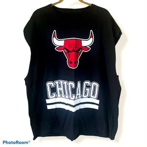 Bootleg Chicago Bulls Crewneck Sleeveless Shirt 3X